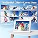 Dasfiwo 10.1 Inch WiFi Digital Picture Frame, 1920 * 1080 FHD IPS Touch Screen Cloud Smart Photo Frames, Auto Rotation, Wall Mountable, Share Photos Or Videos for Via APP (White, 10.1)
