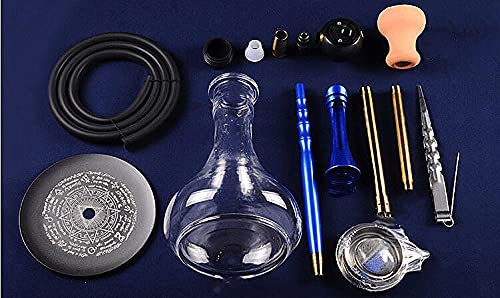 QAVILFLY Shisha Set Hookah Wasserpfeife Kaminkopf Komplettset Molassefänger Umweltfreundliches Material Geschenke für… – Bild 7