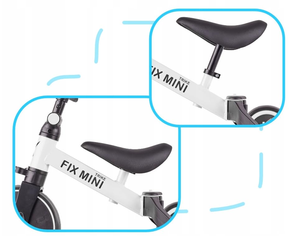 3 in 1 Laufrad Kinderdreirad Dreirad lauflernrad ab 1 Jahr - Dreirad für Mädchen und Jungen – Bild 4