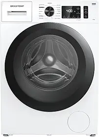 Lavadora Brastemp 9kg branca com Smart Sensor, Tira Manchas Pro e Motor Inverter - BNF09AB 220V