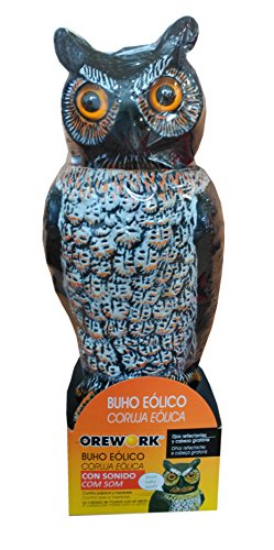 OREWORK - BUHO EOLICO CON SONIDO ESPANTAPAJAROS