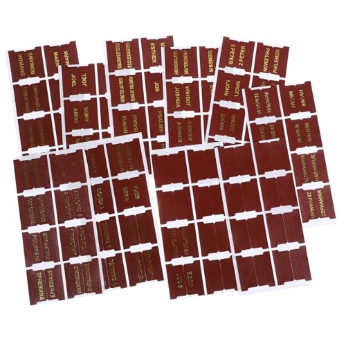 Abaodam 10枚 レザー製 索引タブ 耐久性のある小型ブックマーカー 使いやす