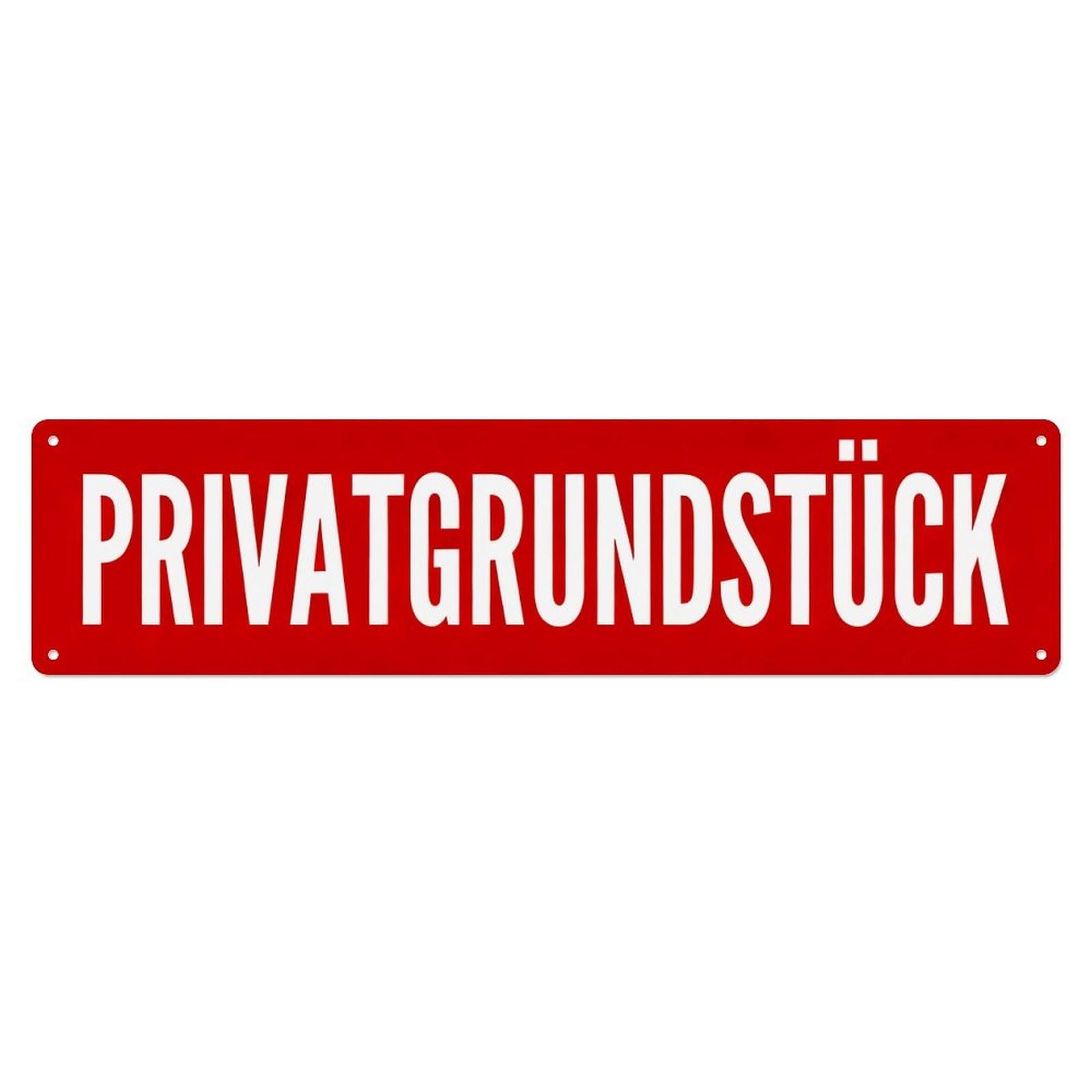 Private Property Area Warning Metal Tin Sign Plaque Wall Decor for Cafe, Club Bar, Office, Home Garden Metal Poster 4x16Inch