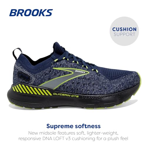 Brooks Men’s Glycerin StealthFit GTS 20 Supportive Running Shoe2