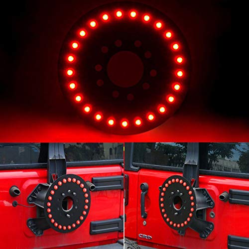 omotor for Jeep Third Brake Light Spare Tire Brake Light for 2007-2020 Jeep Wrangler JK JL Unlimited Rubicon Sahara X Sport