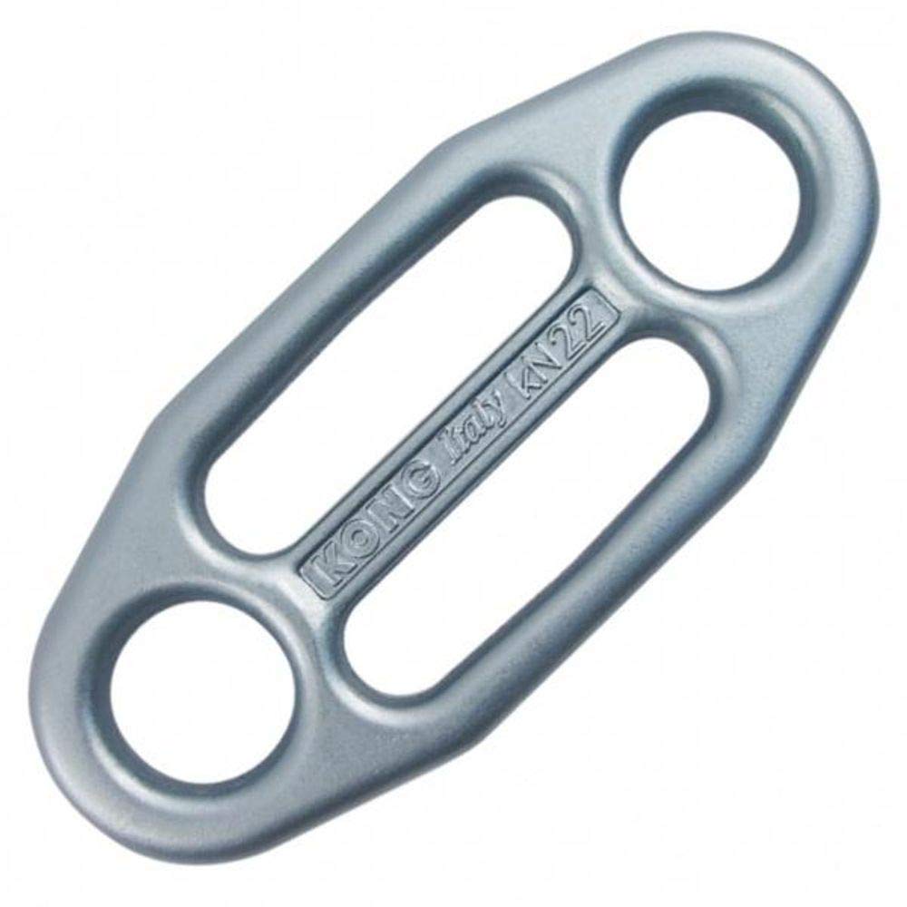 Kong. Gi-Gi Piastrina di Assicurazione Autobloccante. Discensore Arrampicata. Ideale per Discesa Corda Singola e Doppia. Sistema di frenata di Emergenza. per Corde da 8 a 13mm. Peso 62g