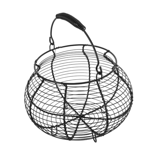 GREENADSCAPE Panier Metal Paniers à œUfs Rond En Fil De Fer Pour éTagèRes Rangement Des œUfs Support à Fruits Pour Comptoir De Cuisine