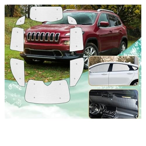 Pare-soleil sur mesure Jeep Cherokee KL 2014-2020 complet - 3