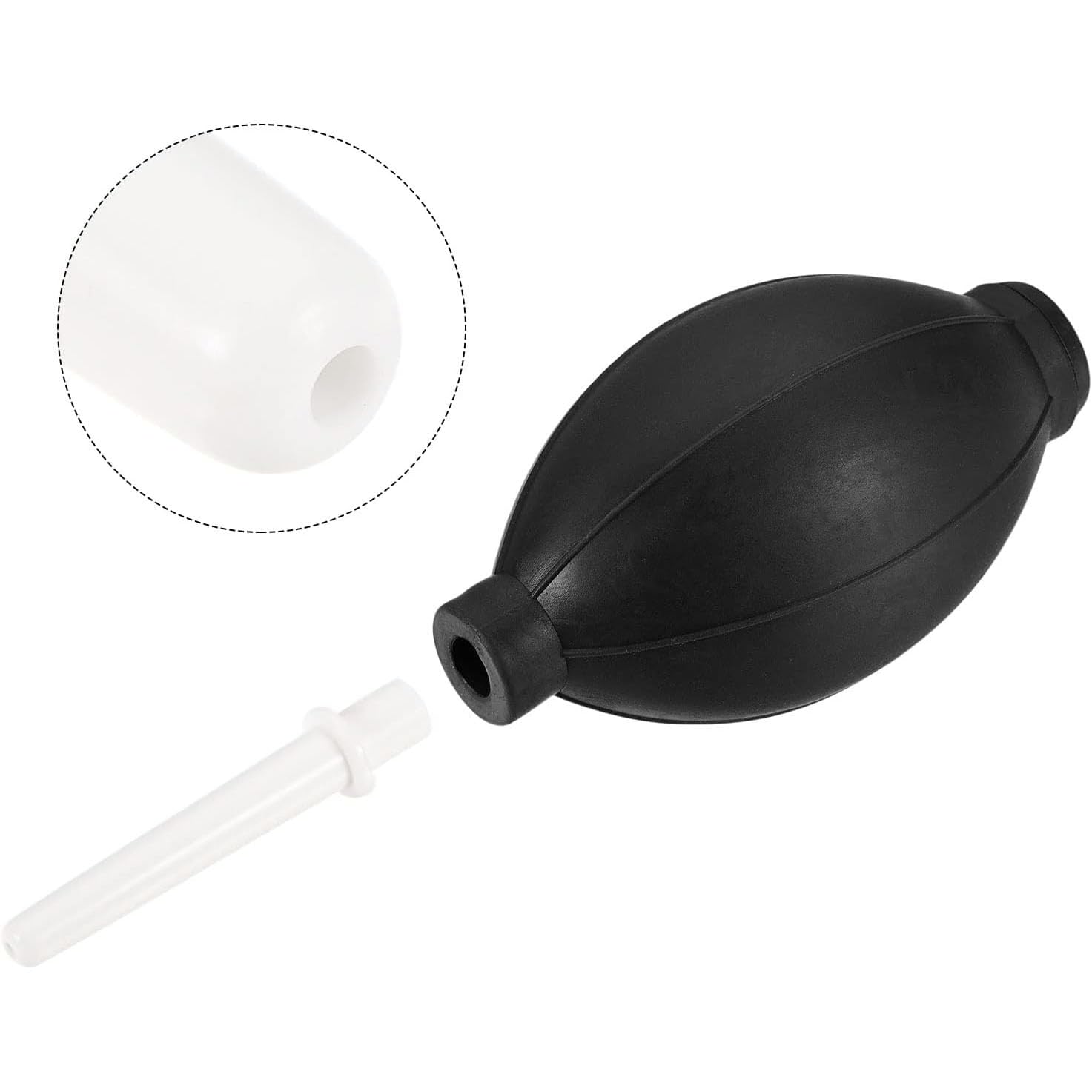 Soffiatori D'Aria Manuali In Gomma | 2 Pezzi Con Spazzola | Per Pulizia Fotocamera, Tastiere, Oggetti Delicati - Foto 5