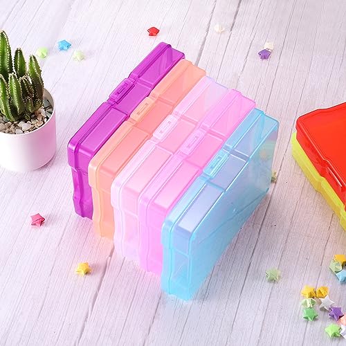 Image of PATIKIL 4x6 Photo Storage Box, 2 Pack Photo Boxes Storage Photo Organizer Cases Storage Container Picture Boxes Plastic for 4x6 Pictures Sticker Scrapbook Craft Keeper, Clear