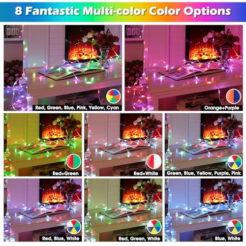 Mlambert USTX-RGB-CCR01-1 99Ft Rope Lights Outdoor, 18 Colors 300 Leds 7 Modes Rgb Fairy String Light With Remote & Timer, Multicolor Halloween Christmas Twinkle Light thumb #2