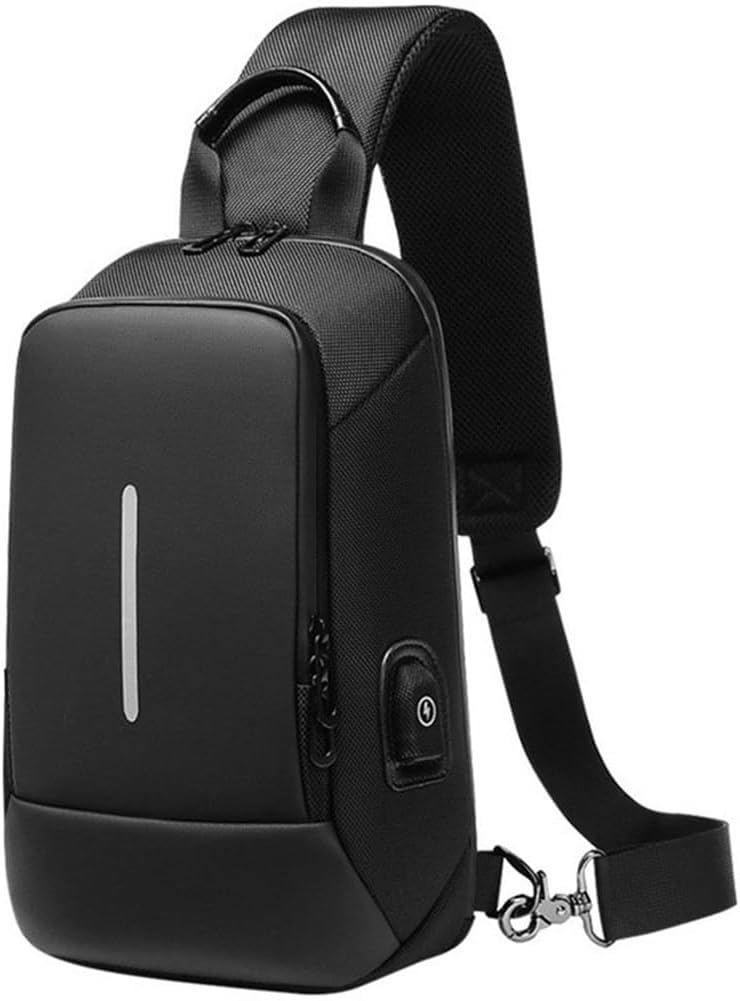 Chest Bag Men's Crossbody Bag Large Capacity Shoulder Bag Korean Version Charging Backpack Men's Casual