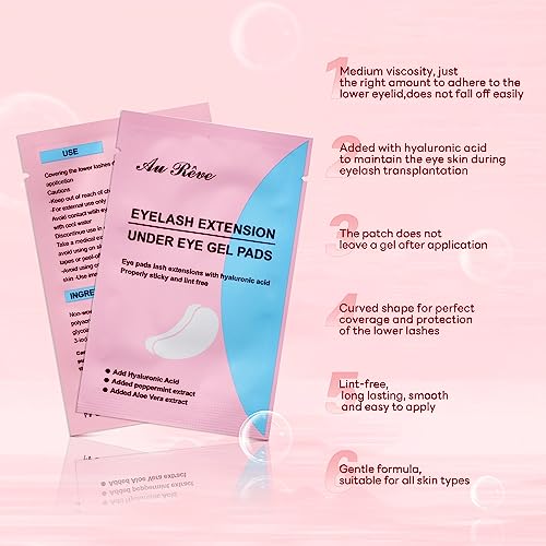 50 Pairs Under Eye Patches with Aloe Vera - Lint Free