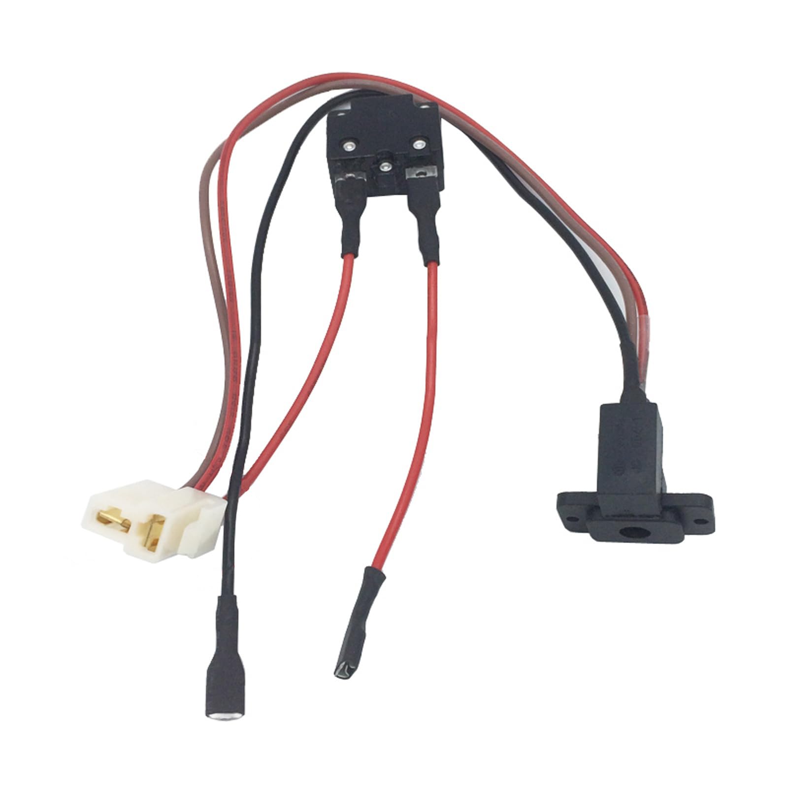 12V Wire Harness Battery Connector with 15A Fuse,6Volt 12 Volt Wire Adapter Powered Replacement Parts Wheels Harness for Trax Ride On Toys Car Truck SUV Battery Wire Harness Adapter?2 Pin?