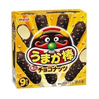 明治うまか棒 ミニチョコナッツ 30ml×9本×8箱