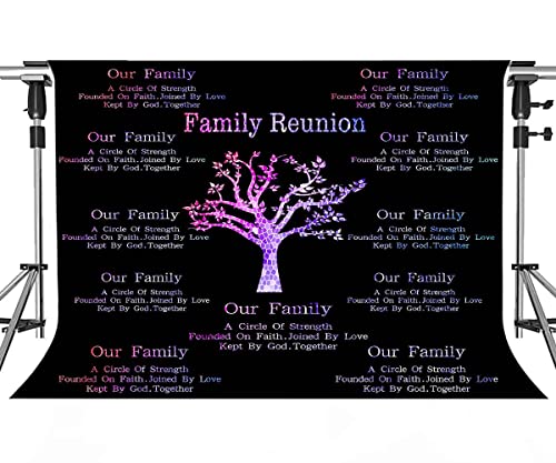 Meetsioy Family Reunion Backdrop For Family Party Decorations Cool Colorful Fashion Our Family Reunion Background Family Reunion Party Supplies Family Reunion Banner 10X7Ft Bjzsmt185 #TOP4