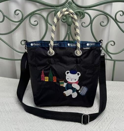 【wy】LeSportsac × familiar トートバッグ M 新品 LeSportsac × familiar ファミリア トートバッグ M#