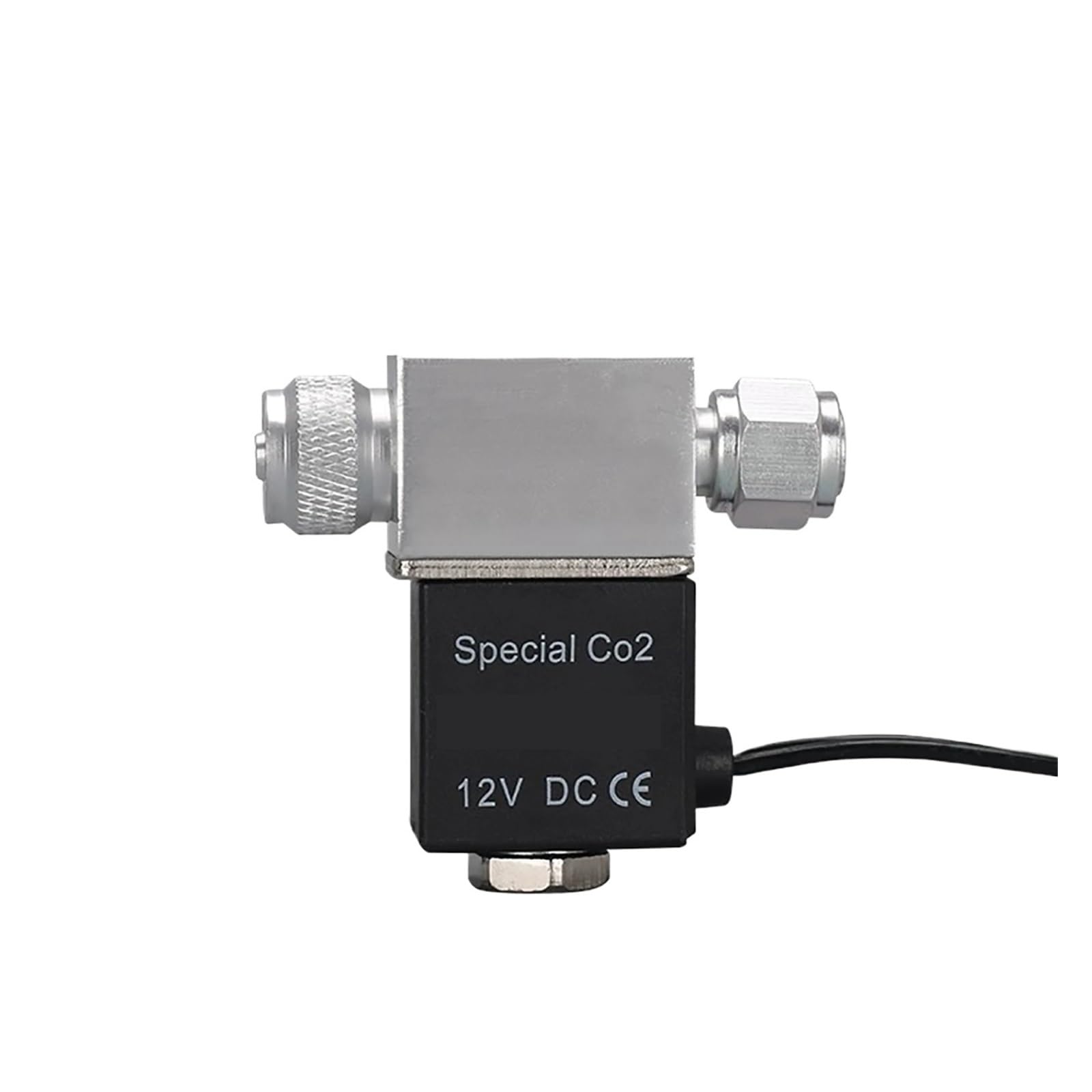 Électrovanne pour aquarium - Régulateur de CO2 - Accessoires d'aquarium - Valve magnétique électrique basse température pour aquarium (tête unique)