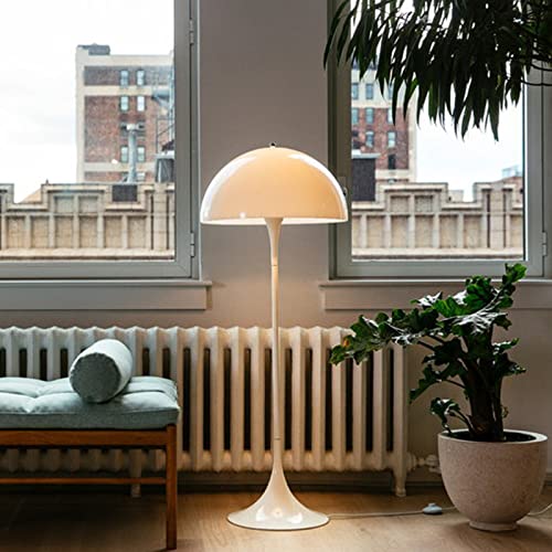 Ambientes modernos con lámpara de pie semicircular hongo 5