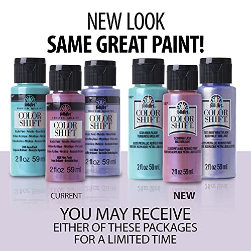 Image of FolkArt Color Shift Acrylic Paint in Assorted Colors (2 ounce), Blue Flash