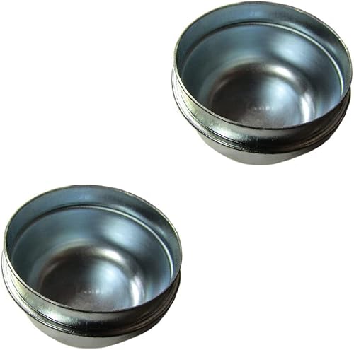 MaxLLTo Paquete de 2 cubiertas de grasa de repuesto DC-200 con rodamiento de remolque para ejes de 2000 libras a 3500 libras con apertura de 1.98