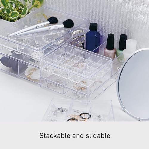 Image of Like-It Stackable Tray - Small, 2 Deep Divisions