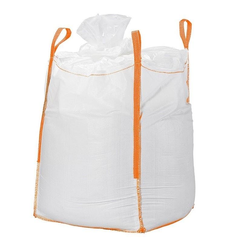 Big Bag a Prueba de Humedad 1m³ | Big Bag con Camisa Superior y Forro Interior | Bolsa para áridos | Pack de 10
