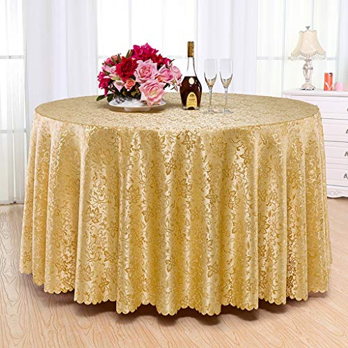 Nappe de restaurant ronde marron de qualité supérieure WENJUN - 2