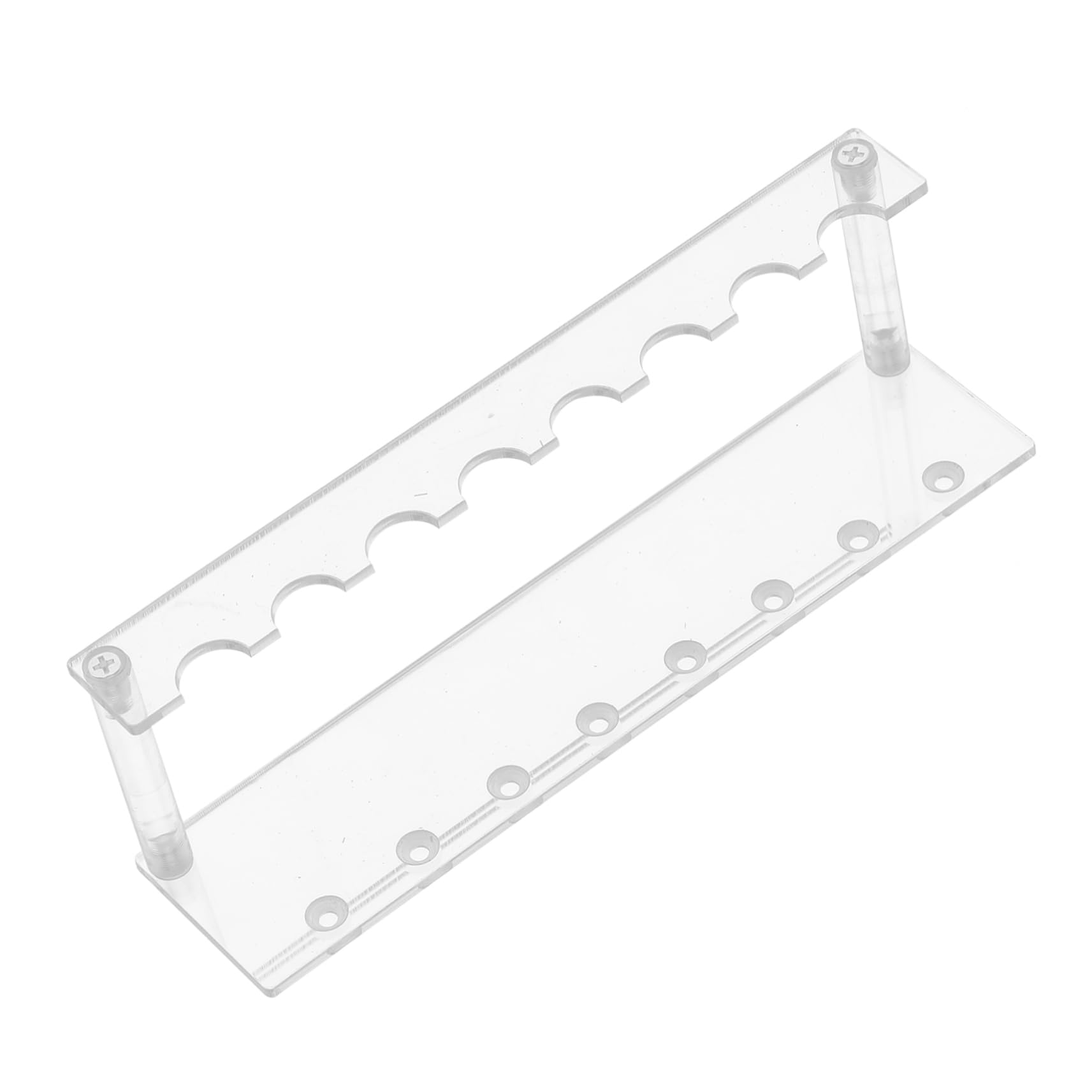 SECFOU 5sets Portapenne Trasparente Con Scomparti Per Cancelleria e Makeup Organizer Da Scrivania Elegante e Pratico