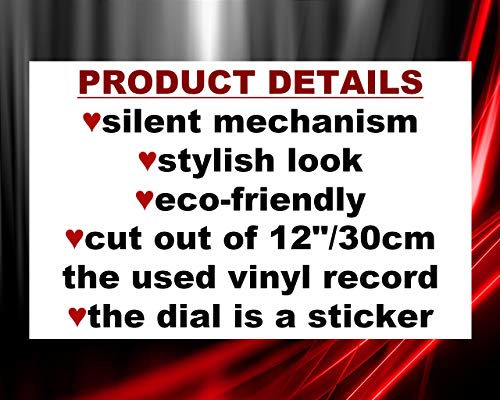 Artoridesign18 Vinyl Wall Clock Compatible With Star Wars Vinyl Record Vinyl Wall Gifts For Fans Unique Art Handmade Retro Clock Vintage #TOP5