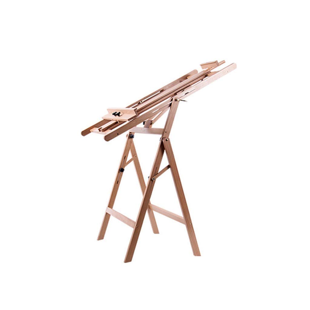 HADECOLL Painting Stand Easel,Large Beech Multifunction Profession Studio Easel Indoor Canvas Ad Display Stand