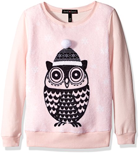 Derek Heart Girls' Big Long Sleeve Woobie Frunt Pullover