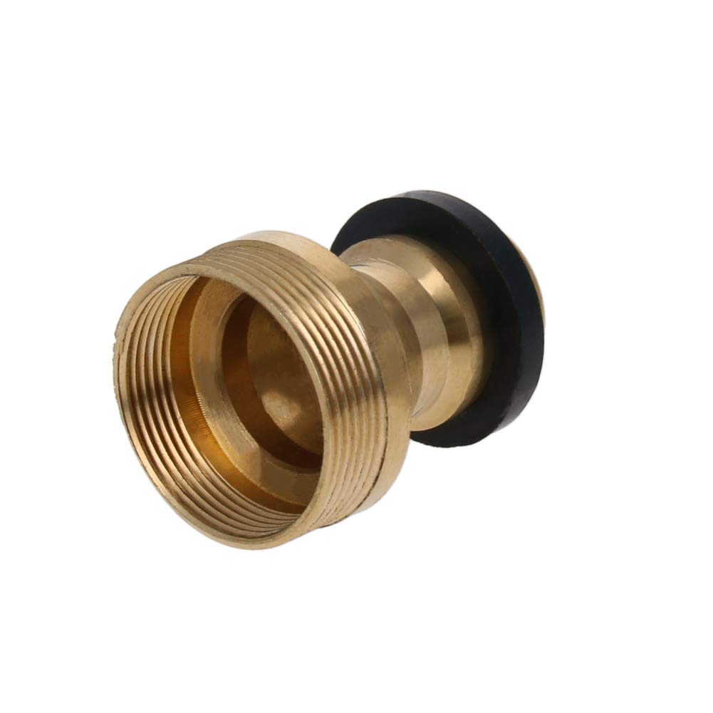 Raccordo A Collegamento Rapido In Ottone Per Tubo Da Giardino 16mm - Connettori Con Filettatura 22mm, Set Da 4 Pezzi