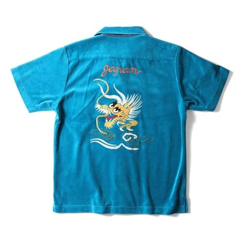 [q[Xg] xA{EOVc VELOUR BOWLING SHIRT (DRAGON)  41098 (M,^[RCY)