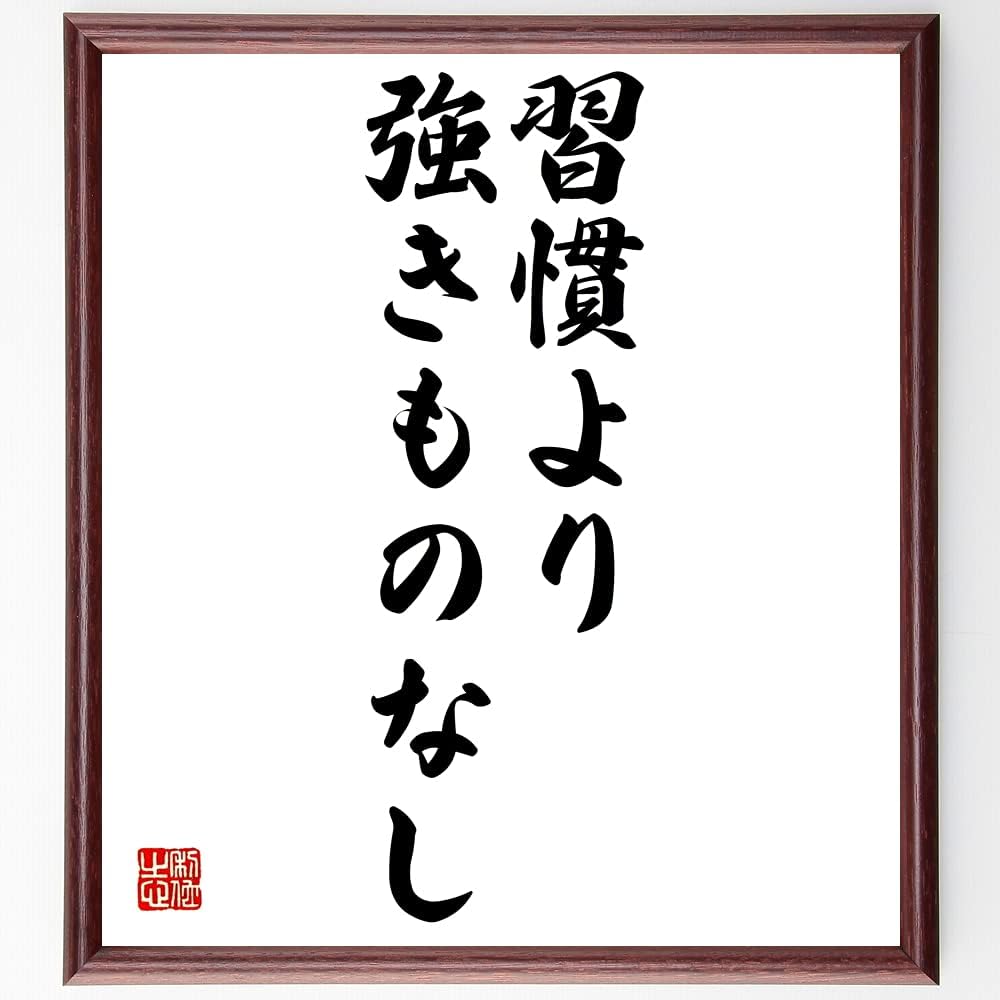 書道色紙 オウィディウスの名言 習慣より強きものなし 額付き 受注後直筆品 哲学史 Www Brjmaroc Org Ma