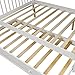 P PURLOVE Twin-Over-Full Bunk Bed Wood Bunk Bed with Twin Size Trundle, Side Storage for Bedroom, Dorm, for Kids, Adults