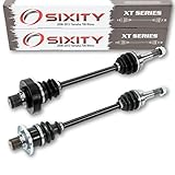 2008-2013 Yamaha 700 Rhino 4X4 Rear Left Right Axles XT Pair Back Driver Passenger YXR7FDGR FDR FHD Complete Side