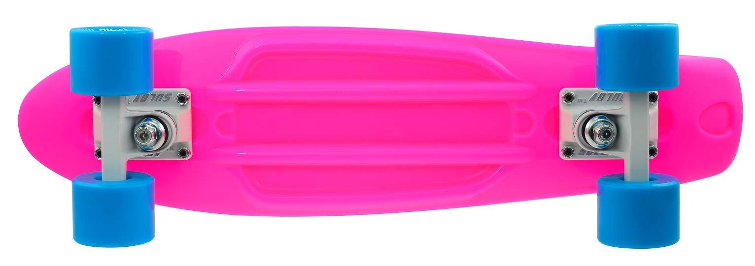 PB-NEON-02B - Tabla de Snowboard Unisex, Color Rosa, Azul y Blanco, Talla única