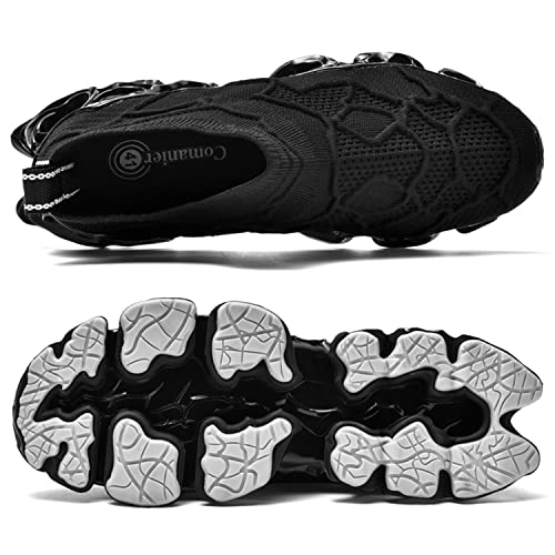 Image of Poramea Mens Slip on Loafers Walking Tennis Shoes Laceless Running Blade Sneakers Mesh Trail Jogging Casual Athletic