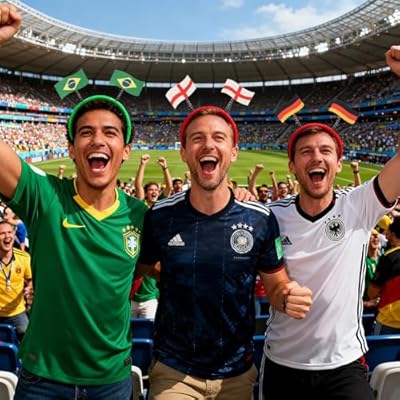 2026 Soccer World Cup Brazil Flag Headband Game Day Cheering Brazil Flag Hairband Funny Sports Fans Game Day Accessories