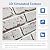 3D Whitewash Brick Wall Panel Peel and Stick,10 Pcs of 12"X12" Small Size Thin PVC Fake Brick Self Adhesive Brick Backsplash Faux Brick Paneling for Interior Wall Decor