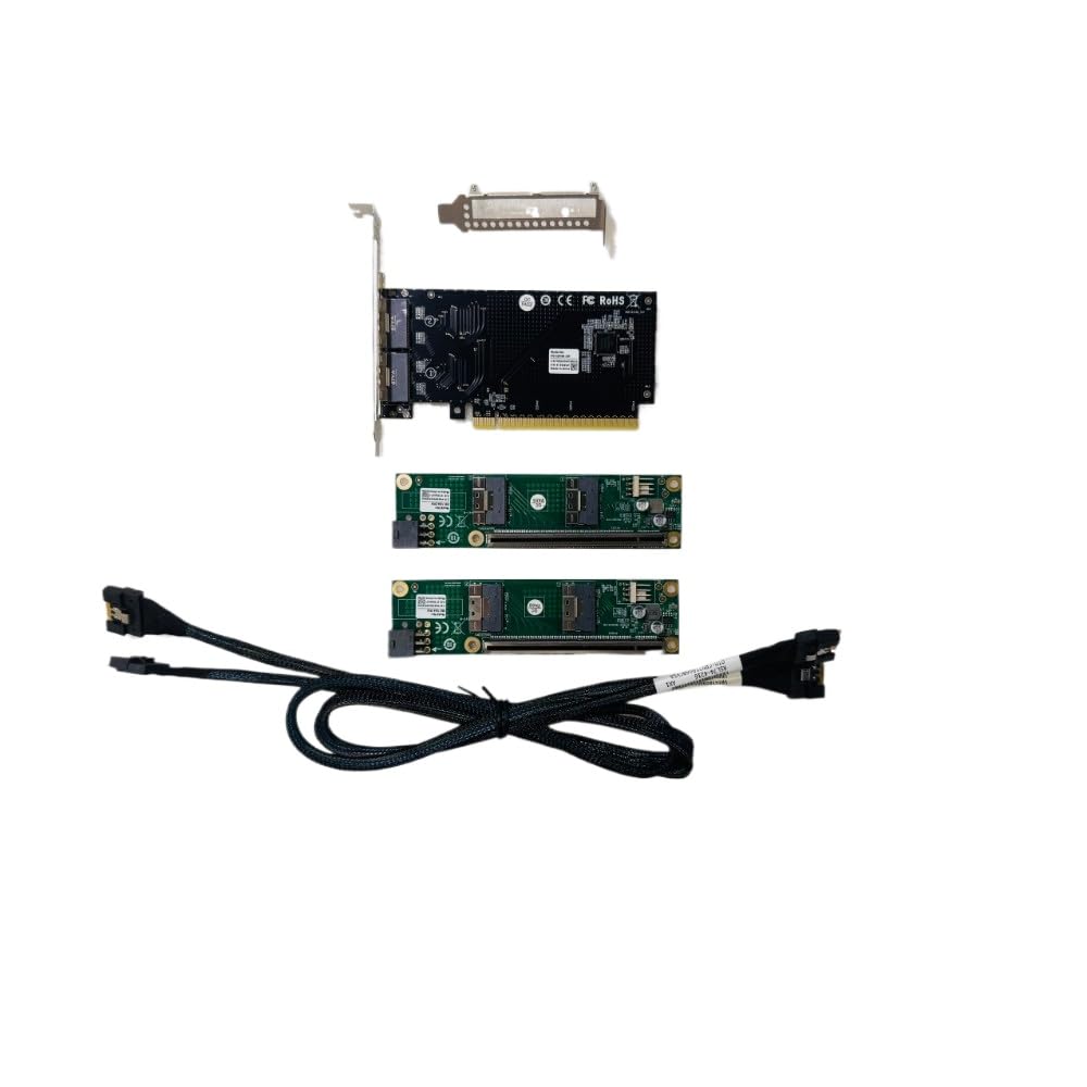 Externer PCI Express x16 4.0 auf SFF-8654 8I Slim SAS Adapter