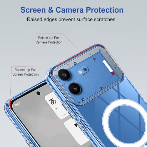 Image of Zapcase Back Case Cover for Nothing Phone (4b) | Compatible for Nothing Phone (4b) Back Cover | Compatible with MagSafe | Scratch-Resistant Back Cover | Clear