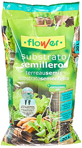 Flower 80049 80049-Substrato Semilleros, 20 L, No Aplica, 30X5X55 Cm
