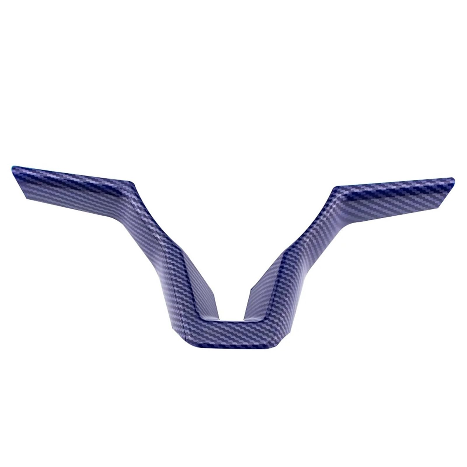 Interior Trim for Nissan for Qashqai J11 for Xtrail T32 for Rogue Car Steering Wheel Panel Cover Trim Sticker Auto Central Inner(1Pc Carbon Blue)