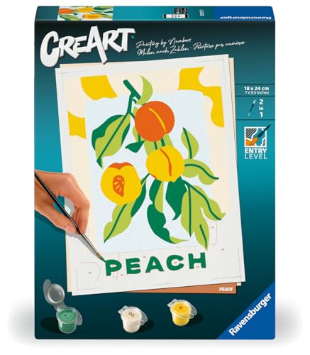 CreArt Peach Ravensburger peindre un moment de douceur et de créativité