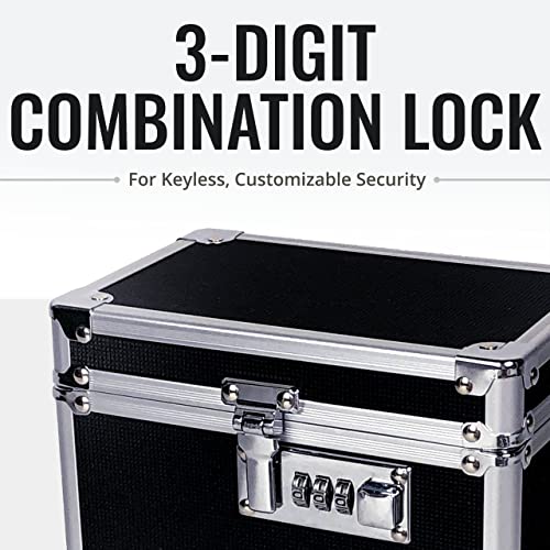 image for Vaultz Medicine Lock Box - 5 x 7 x 5 Inches - Secure Cabinet Safe with