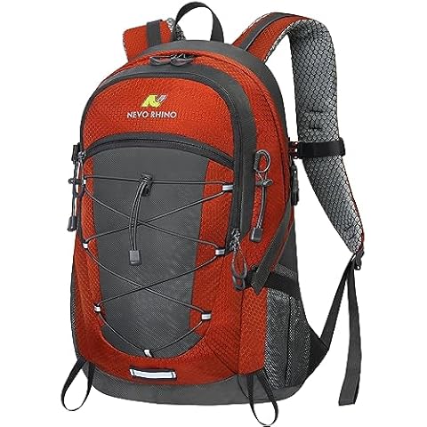 N NEVO RHINO Hiking Backpack 25L Water Resistant Outdoor Day Pack, Lightweight Small Travel Backpack for Men Women Cover