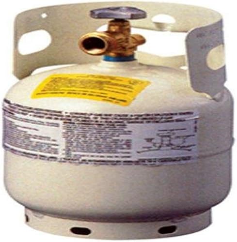 Manchester Tank & Equip 10054.3 tanque de gas propano, 5 libras, Blanco
