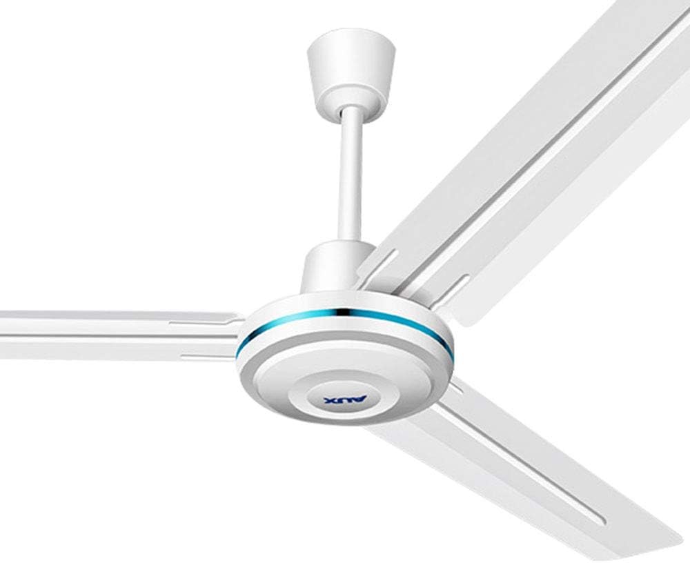 DRAGDS Ventilador de Techo Mudo Casa Oficina Ventilador Eléctrico el Centro Comercial Colegio Ventilador Industrial Ajuste de Cinco Velocidades 220V Espesar/blanco / 1.200 mm